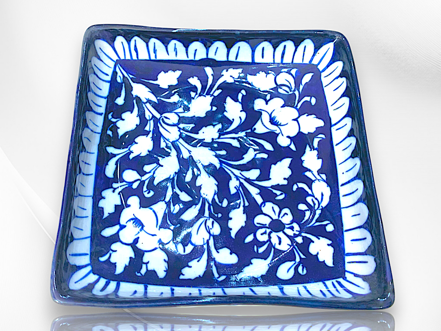 Blue Pottery Dishes Artisanal Beauty for Your Table