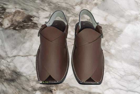 Handcrafted Leather Afridi Chappal for Men's