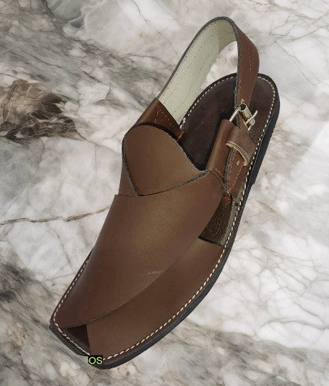 Handcrafted Leather Afridi Chappal for Men's