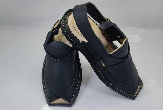 Leather Handmade Peshawari Chappal